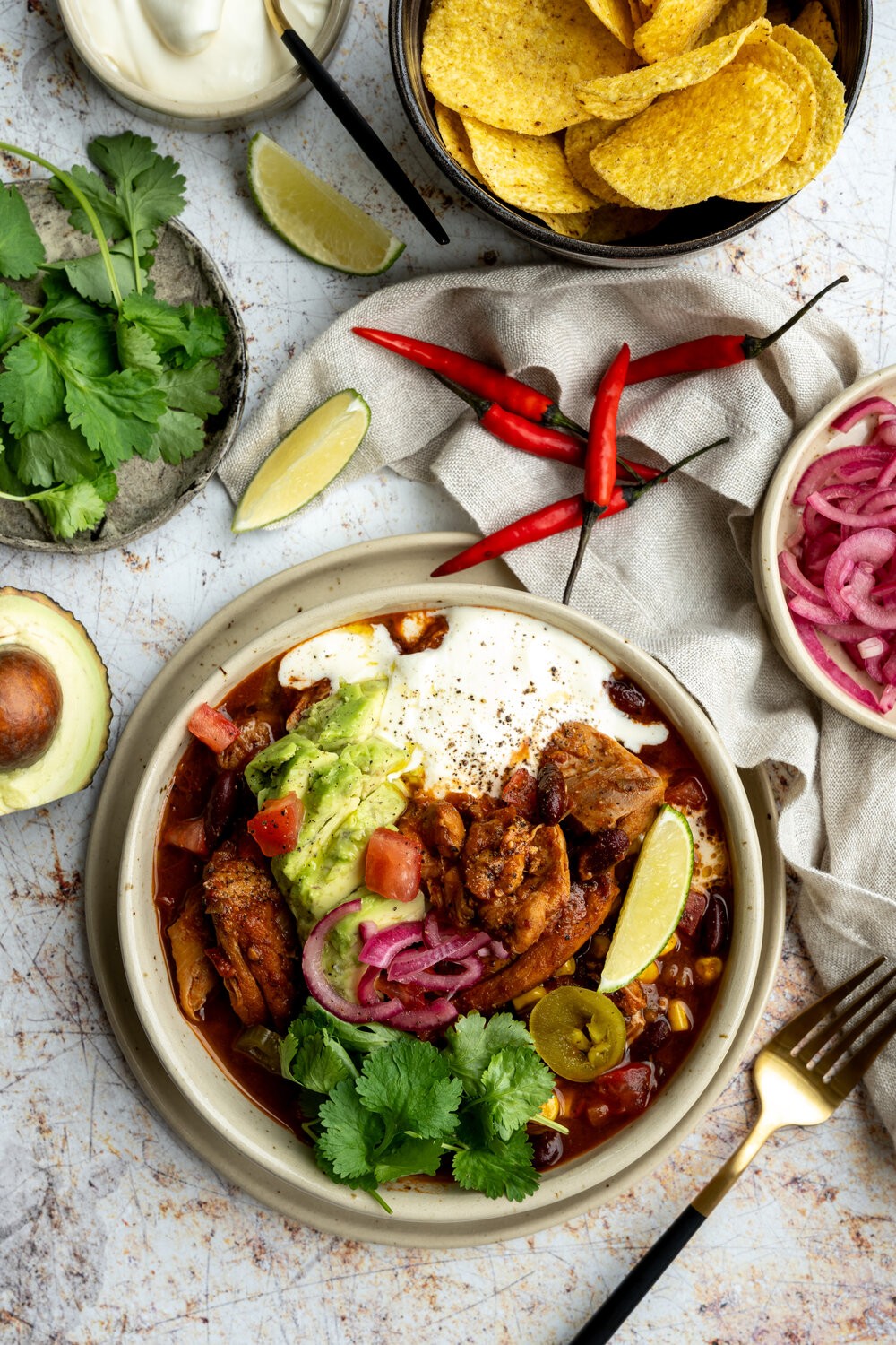 Chili con pollo