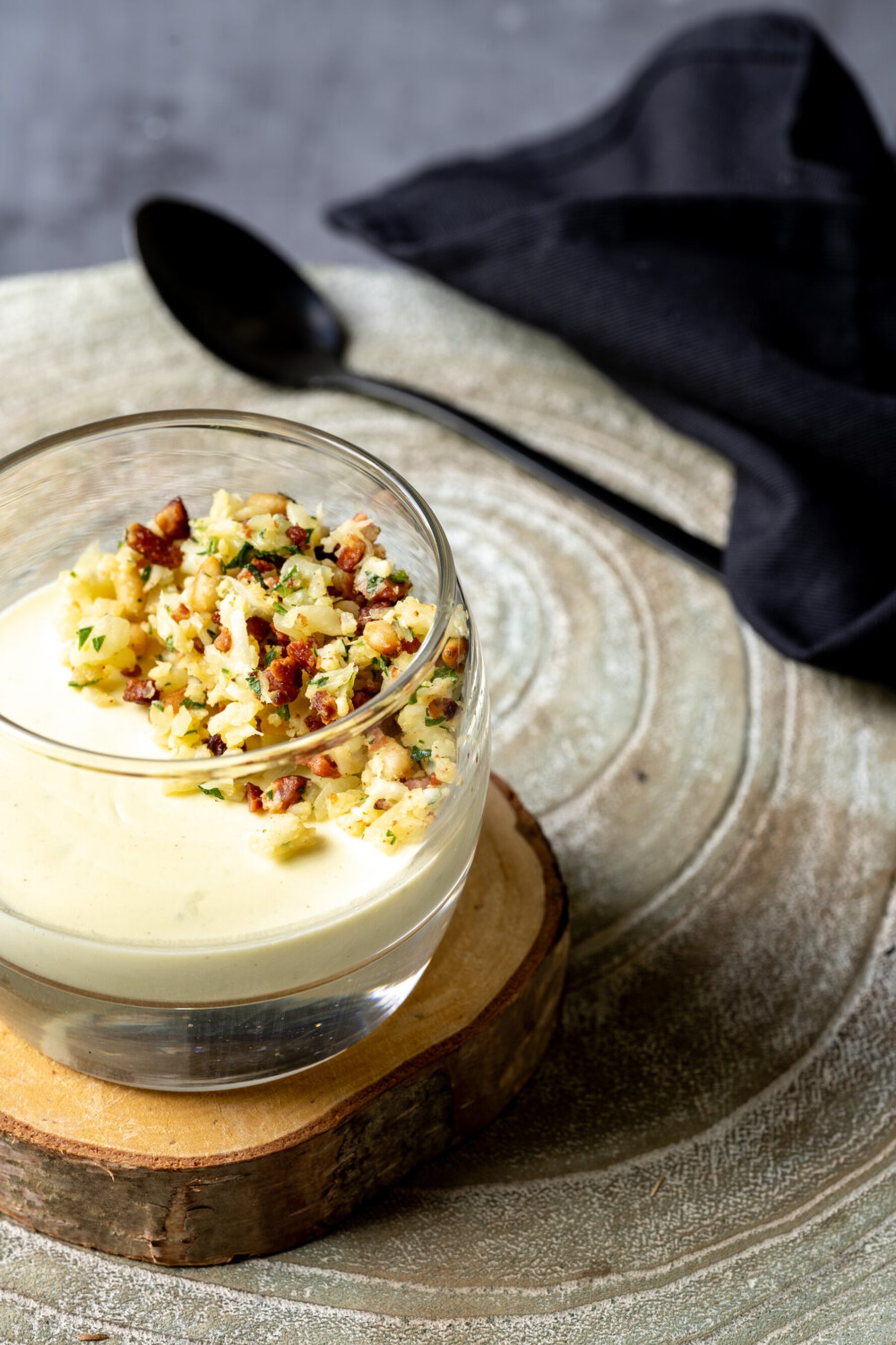 Panna cotta van bloemkool